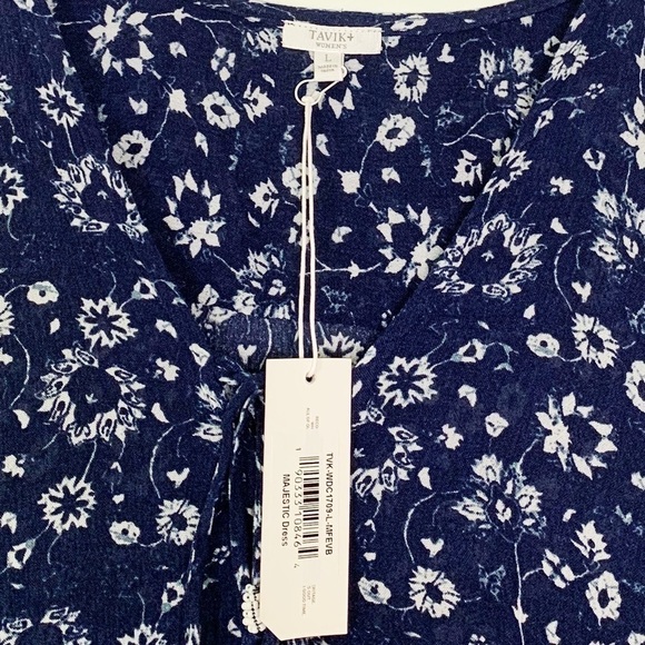 NWT Tavik Majestic Floral Slit Midi Dress Coverup - Picture 3 of 5